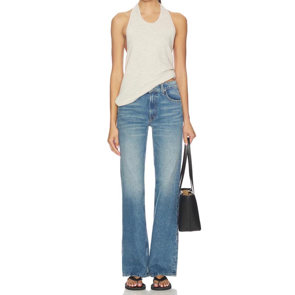 MOTHER Lil Reifler Straight Leg Jeans 33 Early Blue Medium Wash Denim 28.5 - Picture 14 of 16